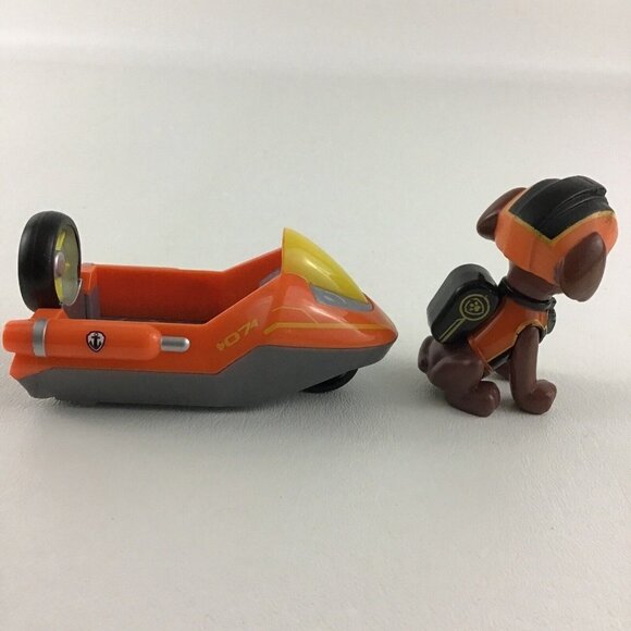 Paw Patrol Mission Paw Zuma Action Figure with Vehicle Hovercraft Spin Master - Picture 4 of 6